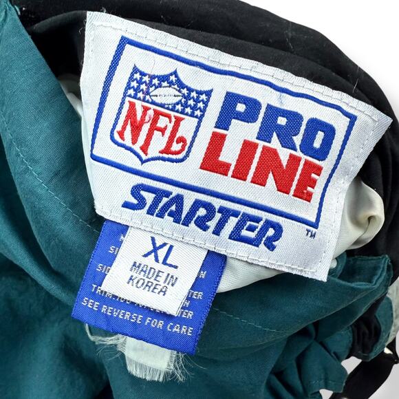 Vintage reversible STARTER EAGLES NFL PROLINE pullover jacket - Picture 8 of 16